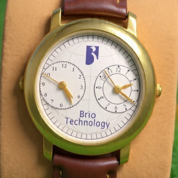 Gifted BRIO TECHNOLOGY DUAL-TIME WORLD TRAVELER Quartz movement Japan made Men's watch (Used)