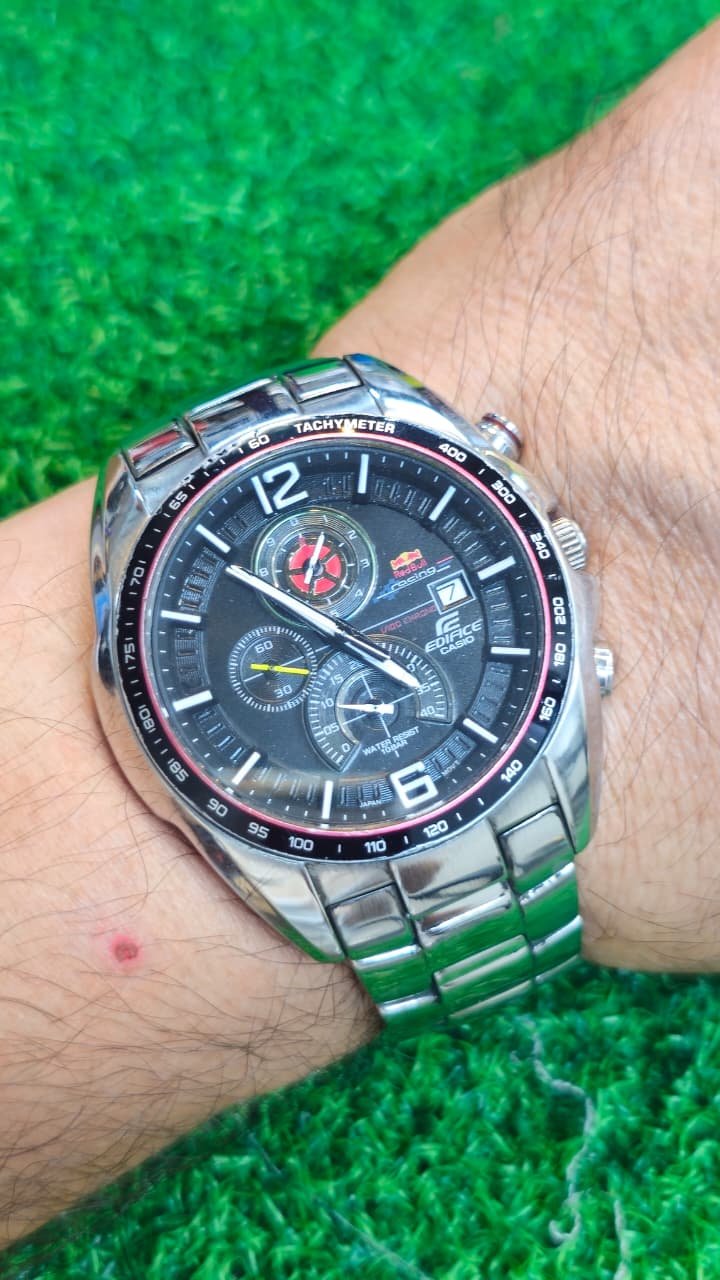 WhatsApp Image 2026-07-08 at 6.13.18 PM CASIO EDIFICE RED BULL RACING CHRONOGRAPH — Ref. EFR-528RB Quartz Movement Watch for Men's (Used) - Image 2