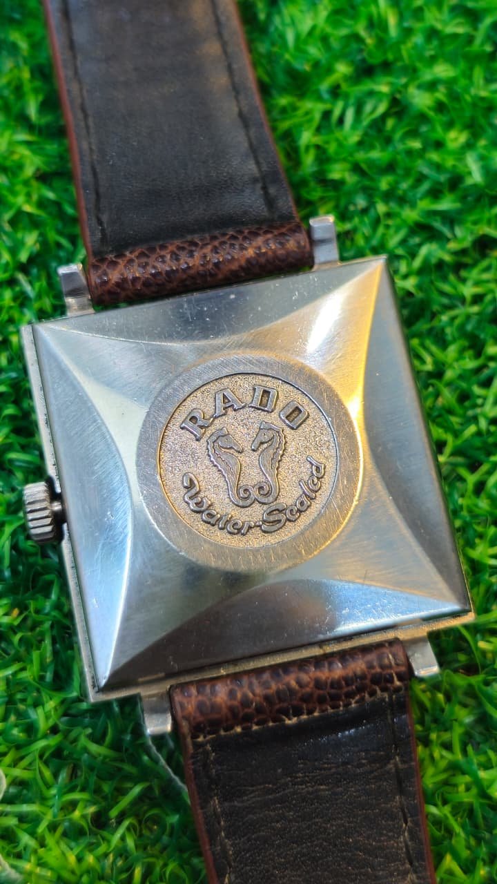 WhatsApp Image 2026-07-20 at 4.56.40 PM (2) Vintage 1960s Rado Manhattan Automatic Square Case Triple-Window Day-Date Switzerland 🇨🇭 made Men's watch (Used) - Image 4