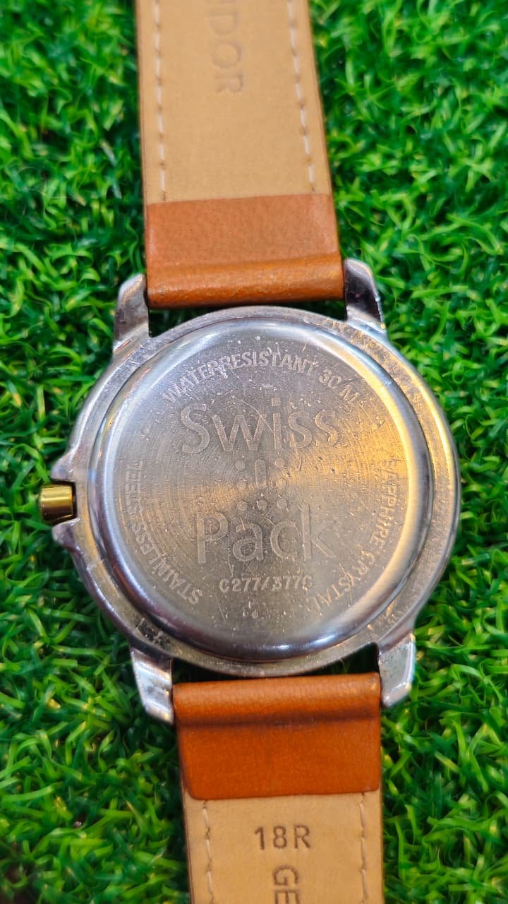 WhatsApp Image 2026-07-20 at 7.32.21 PM Vintage Tissot — Swiss Quartz, Sapphire Crystal, Two-Tone Coin-Edge Bezel, Ref. C277/377C For Men's (Used) - Image 4