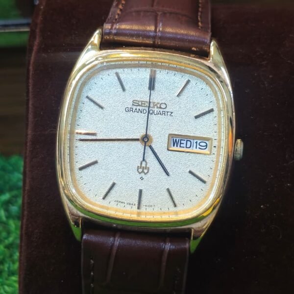 ✨ Vintage 1970s Seiko Grand Quartz Day-Date Men's Watch – Japan 🇯🇵 (Used)