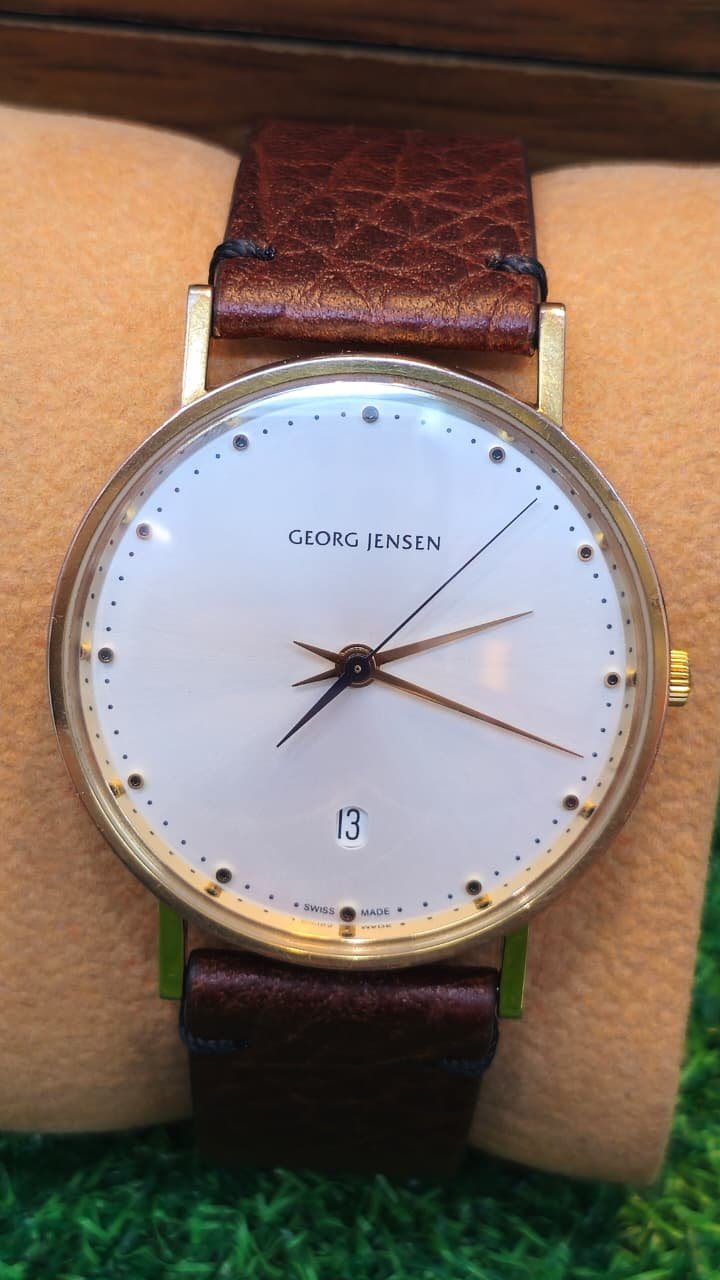 WhatsApp Image 2026-08-13 at 2.59.41 PM ⌚ GEORG JENSEN HENNING KOPPEL – SWISS MADE QUARTZ – REF. 8418 (Used) - Image 1
