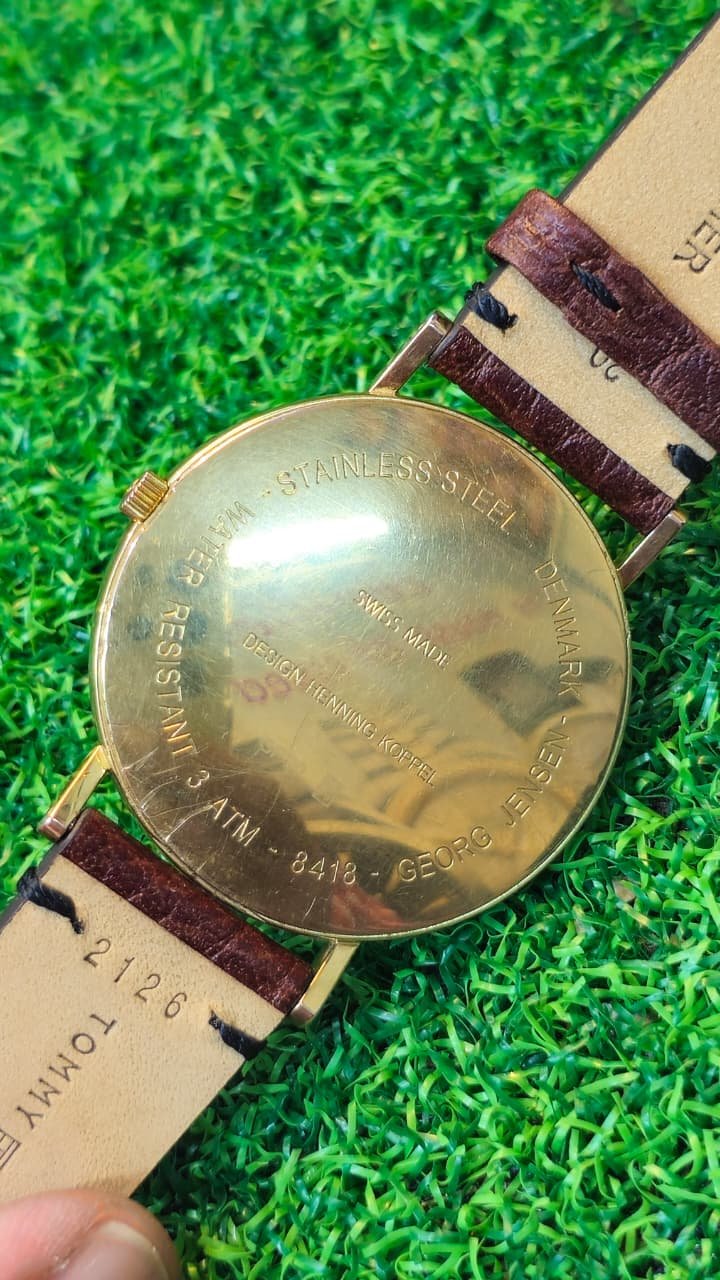 WhatsApp Image 2026-08-13 at 2.59.42 PM (1) ⌚ GEORG JENSEN HENNING KOPPEL – SWISS MADE QUARTZ – REF. 8418 (Used) - Image 3