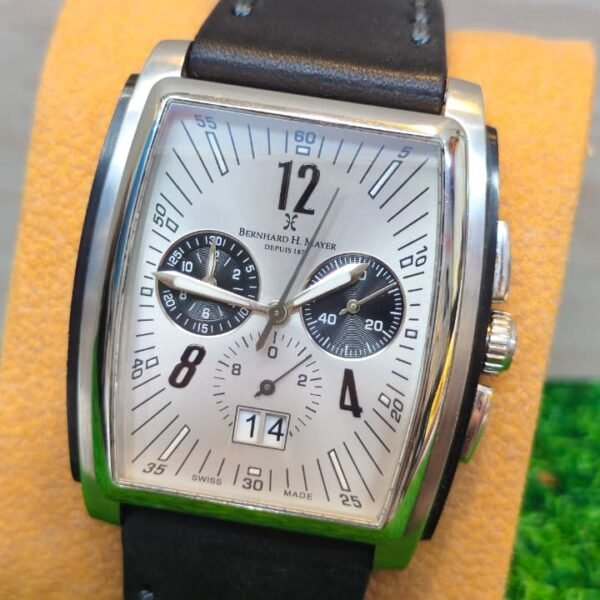 ⌚ BERNHARD H. MAYER DEPUIS 1871 – SWISS MADE CHRONOGRAPH – REF. B1705 (Used)