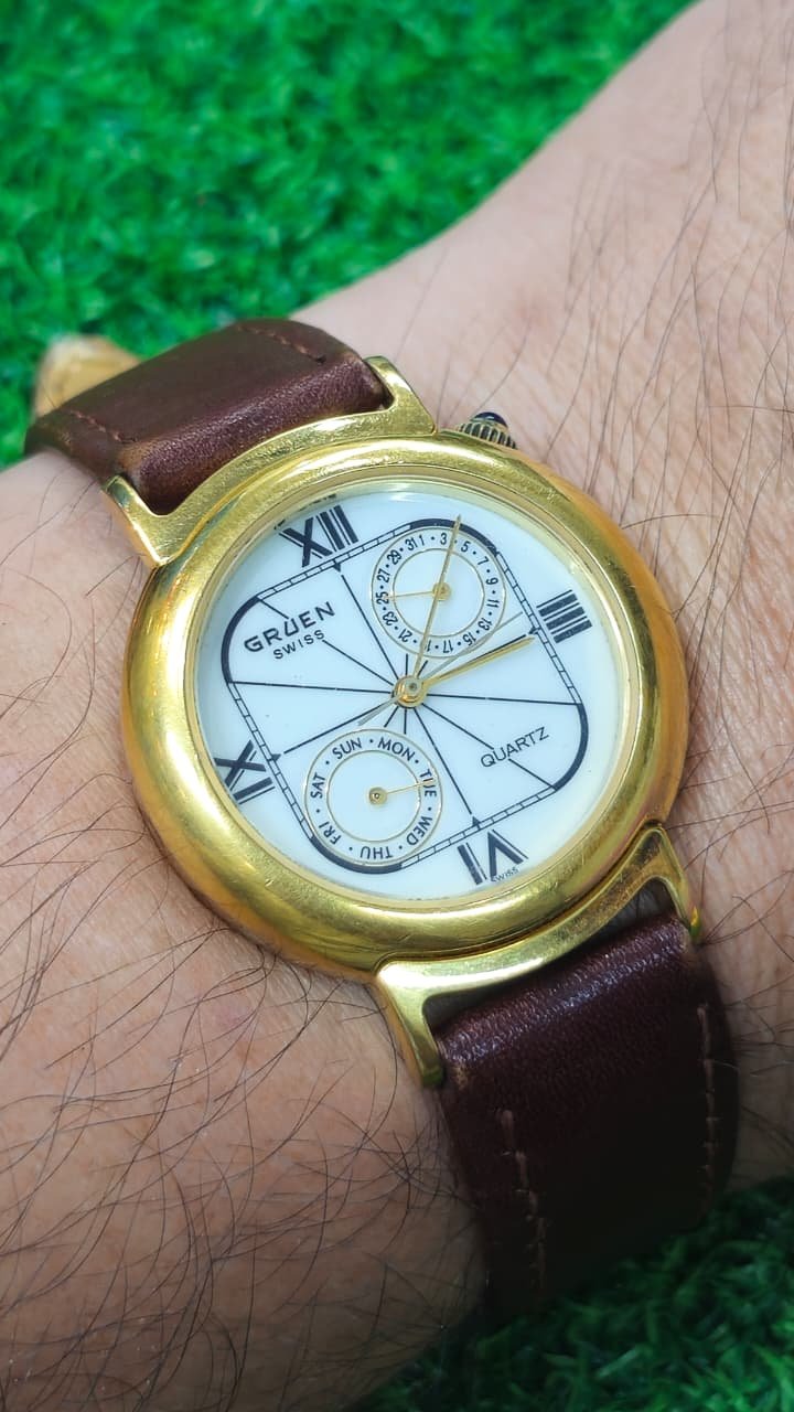 WhatsApp Image 2026-08-18 at 8.54.02 PM (2) ⌚ GRUEN SWISS MULTI-CALENDAR – QUARTZ – REF. 2000-50 (Pre-Owned) - Image 2