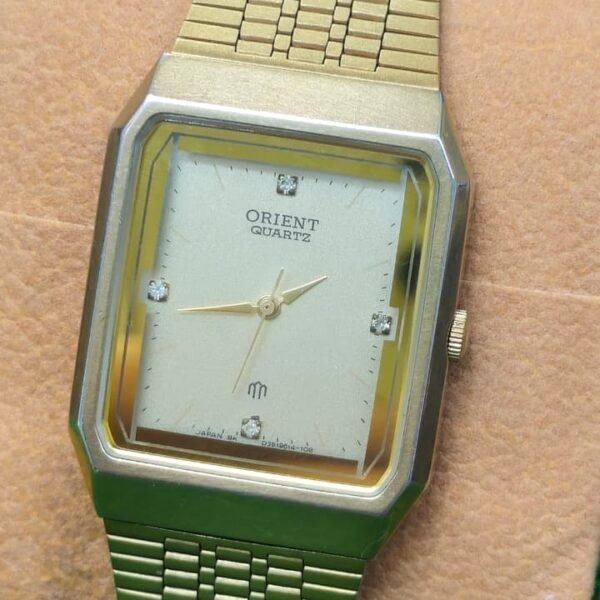 ⌚ ORIENT QUARTZ RECTANGULAR DRESS WATCH – REF. D359814-100 (Pre-Owned)