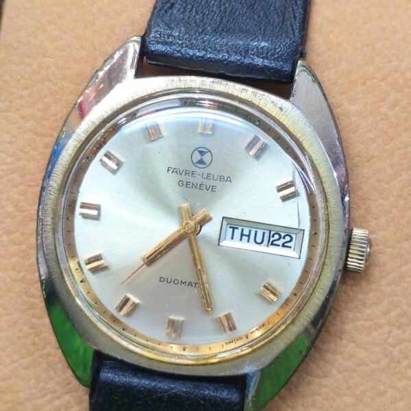 ⌚ FAVRE-LEUBA GENÈVE DUOMATIC – AUTOMATIC – REF. 59651 (Vintage Pre-Owned)