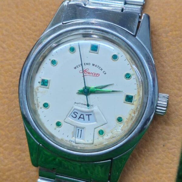 ⌚ WEST END WATCH CO. SOWAR – SWISS AUTOMATIC DAY-DATE (Vintage 1960s–1970s)