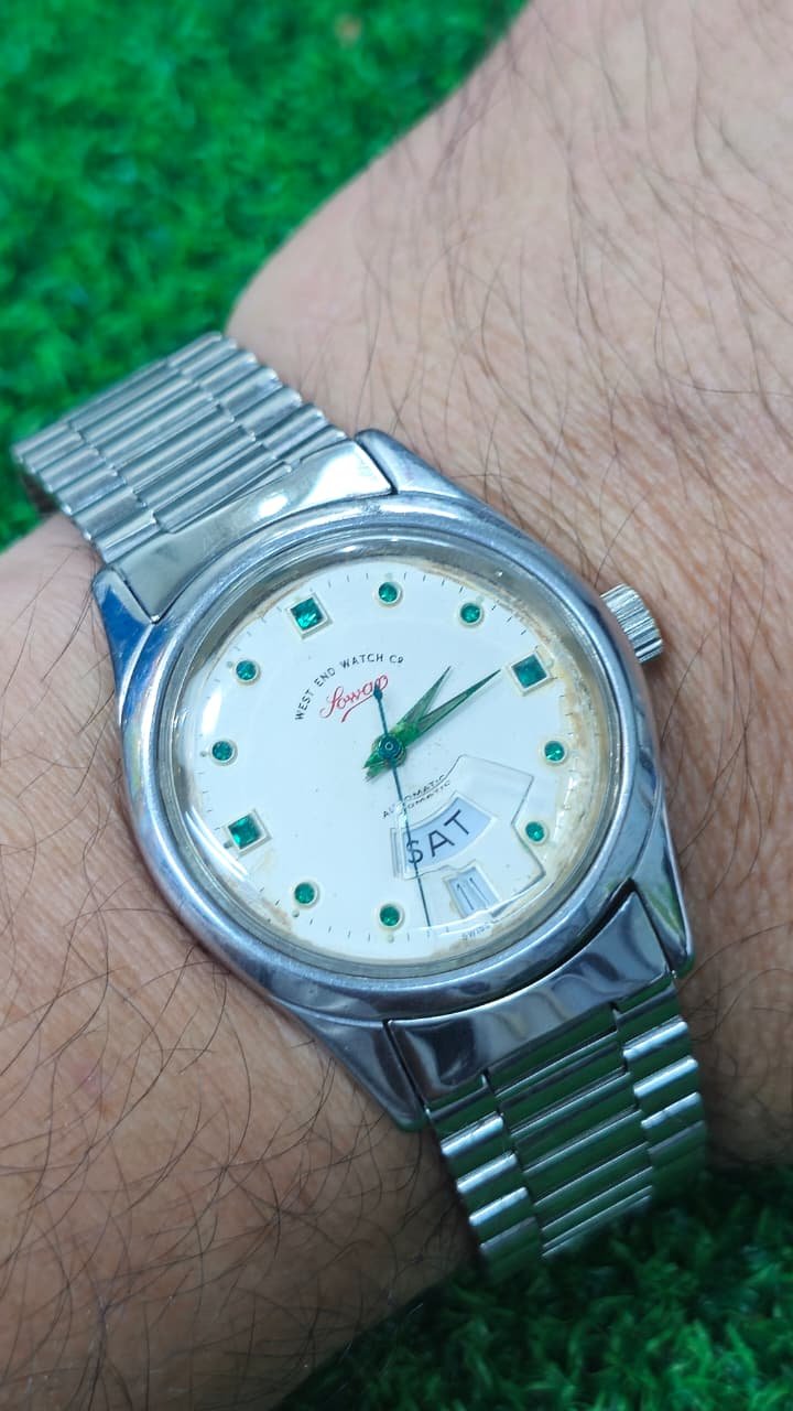 WhatsApp Image 2026-08-18 at 9.13.24 PM ⌚ WEST END WATCH CO. SOWAR – SWISS AUTOMATIC DAY-DATE (Vintage 1960s–1970s) - Image 2