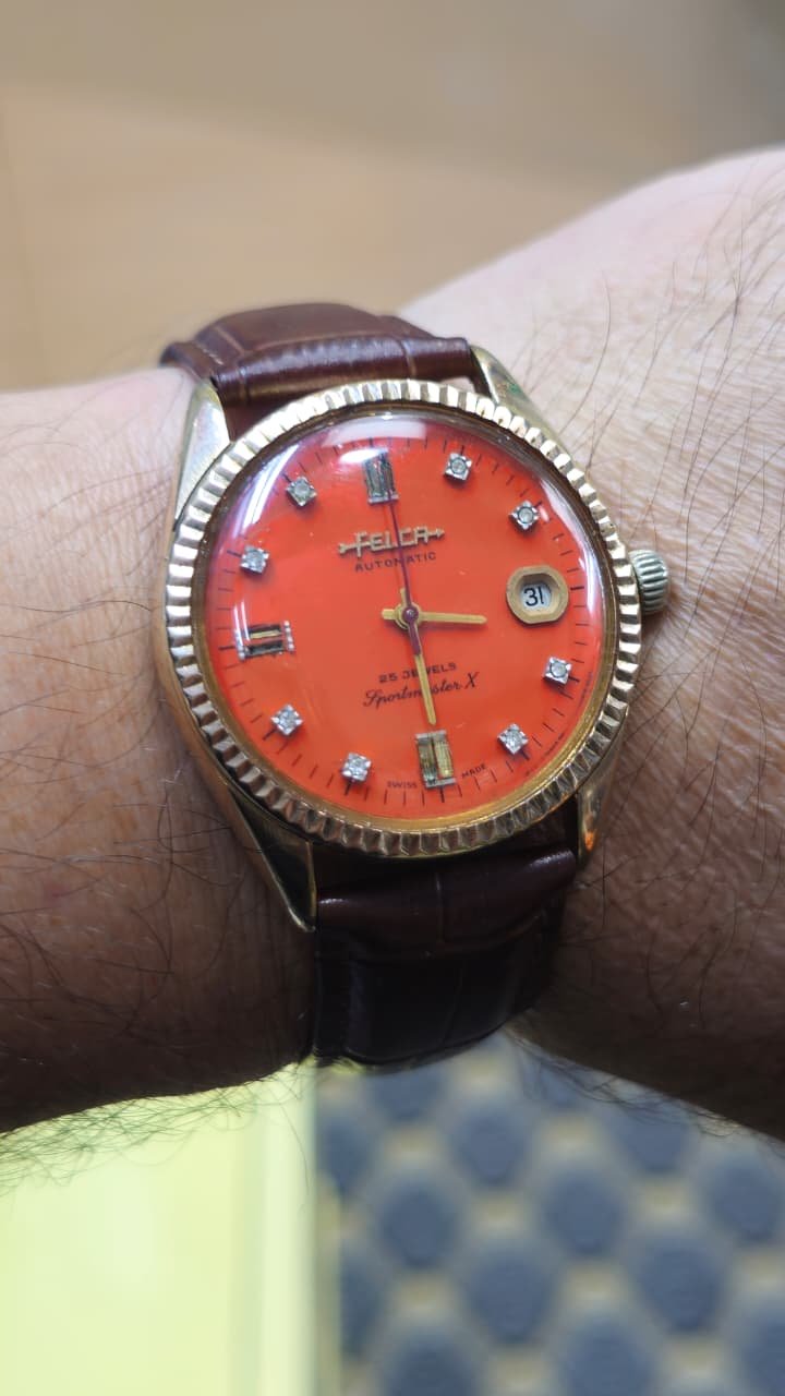 WhatsApp Image 2026-09-04 at 5.51.52 PM (1) VINTAGE ⌚ FELCA SPORTMASTER X – AUTOMATIC – 25 JEWELS – SWISS MADE (USED) - Image 2