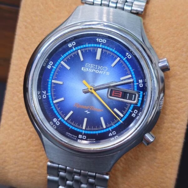 VINTAGE ⌚ SEIKO 5 SPORTS SPEED-TIMER – AUTOMATIC CHRONOGRAPH – CAL. 7015 (USED)
