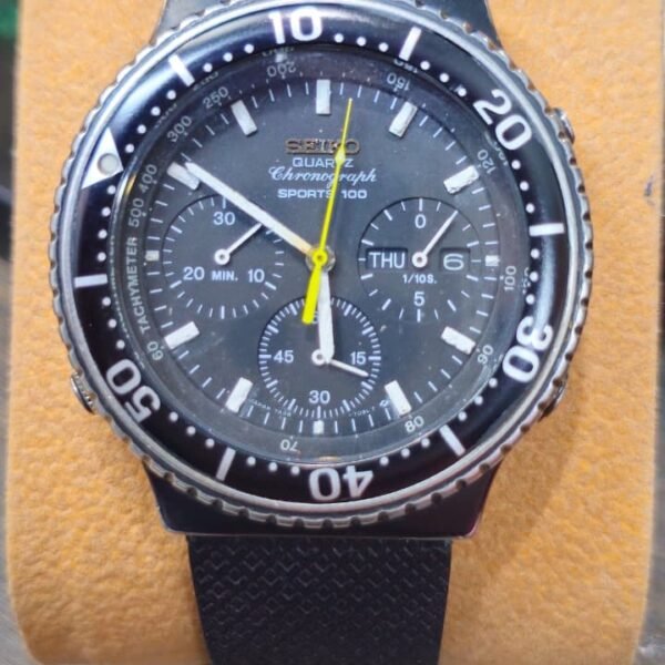 ⌚ SEIKO SPORTS 100 CHRONOGRAPH – CAL. 7A38 – REF. 7A38-7080 – VINTAGE 1984(USED)