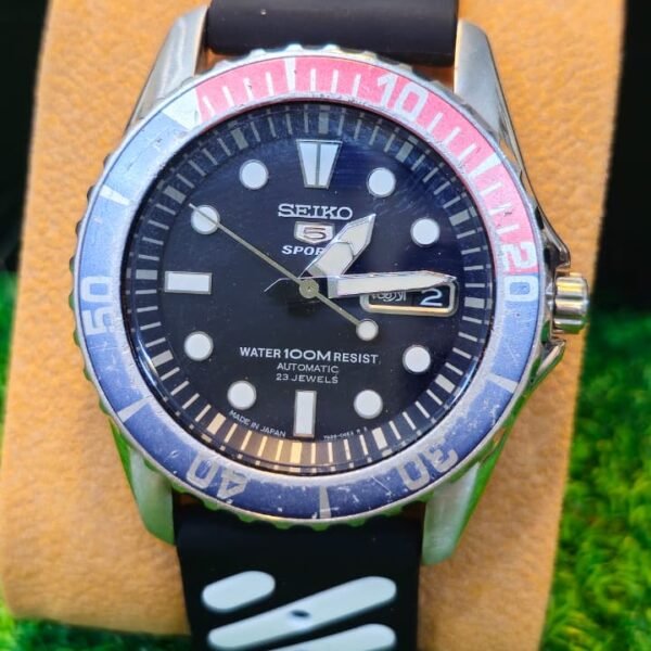 ⌚ SEIKO 5 SPORTS – AUTOMATIC – 7S36-03C0 – 23 JEWELS(Used)